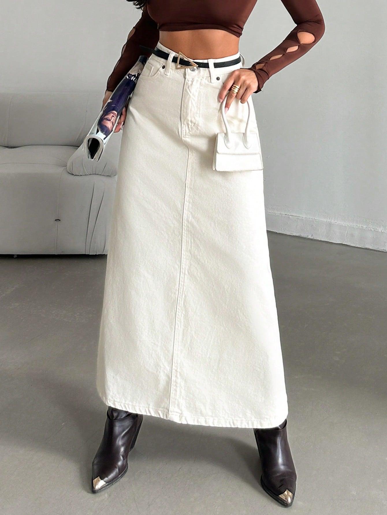 MAXI SPÓDNICA JEANS