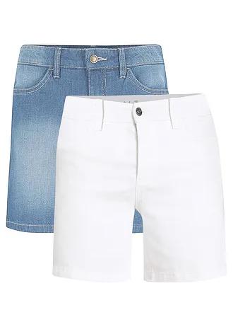 KRÓTKIE SPODENKI JEANS 2-PACK