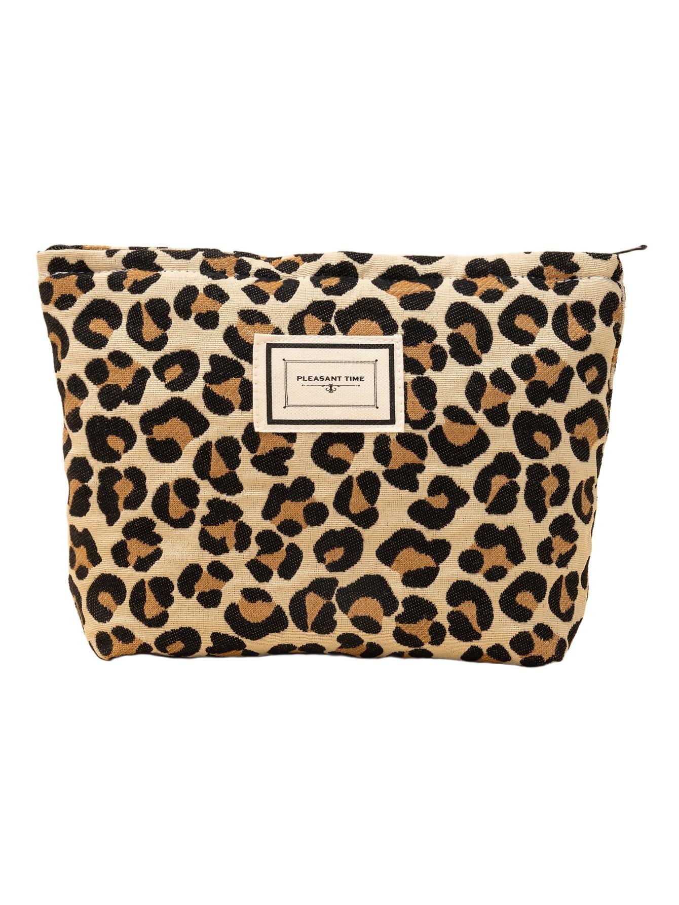 kosmetyczka zamek animal print