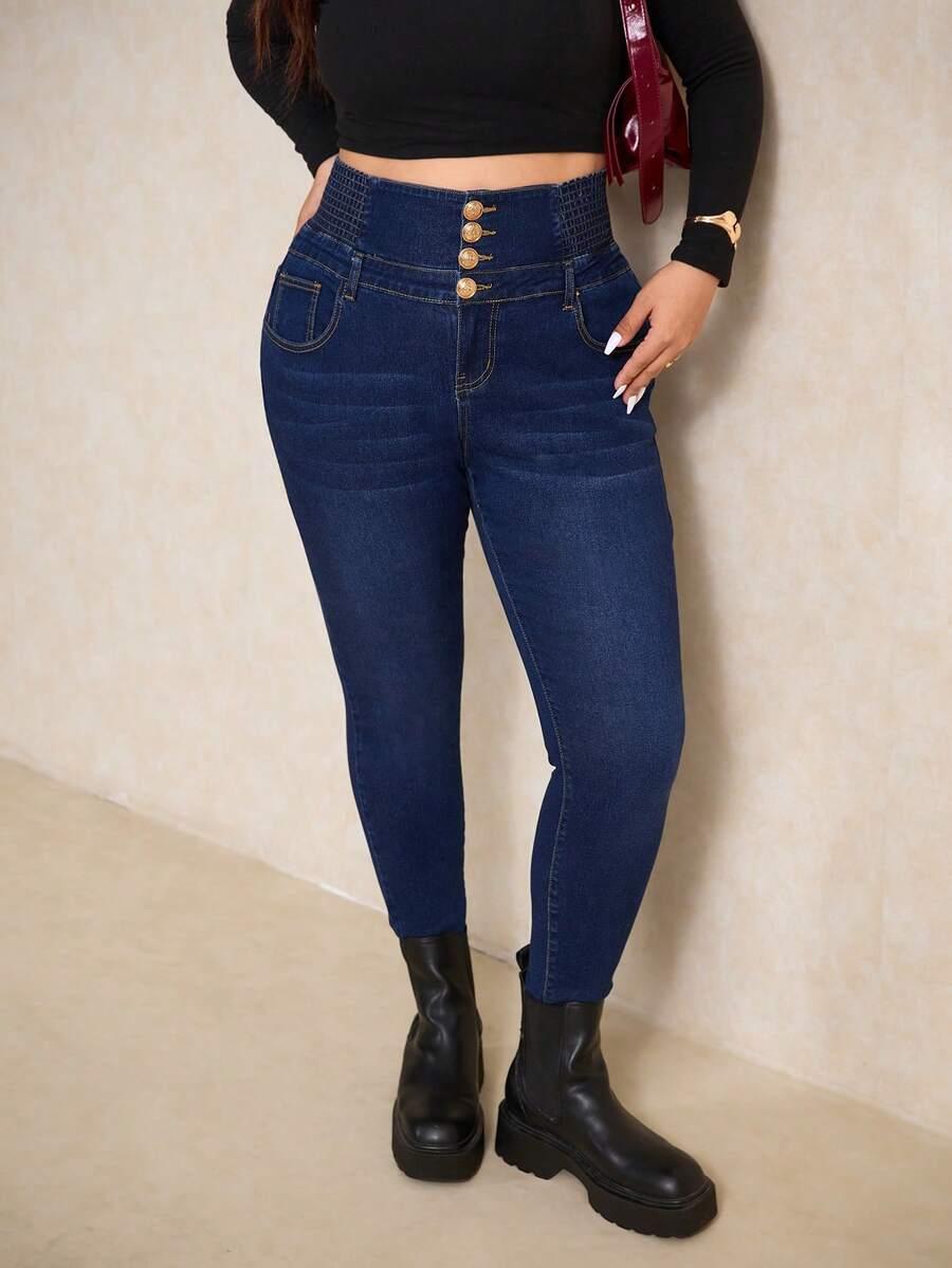 NIEBIESKIE SPODNIE JEANS