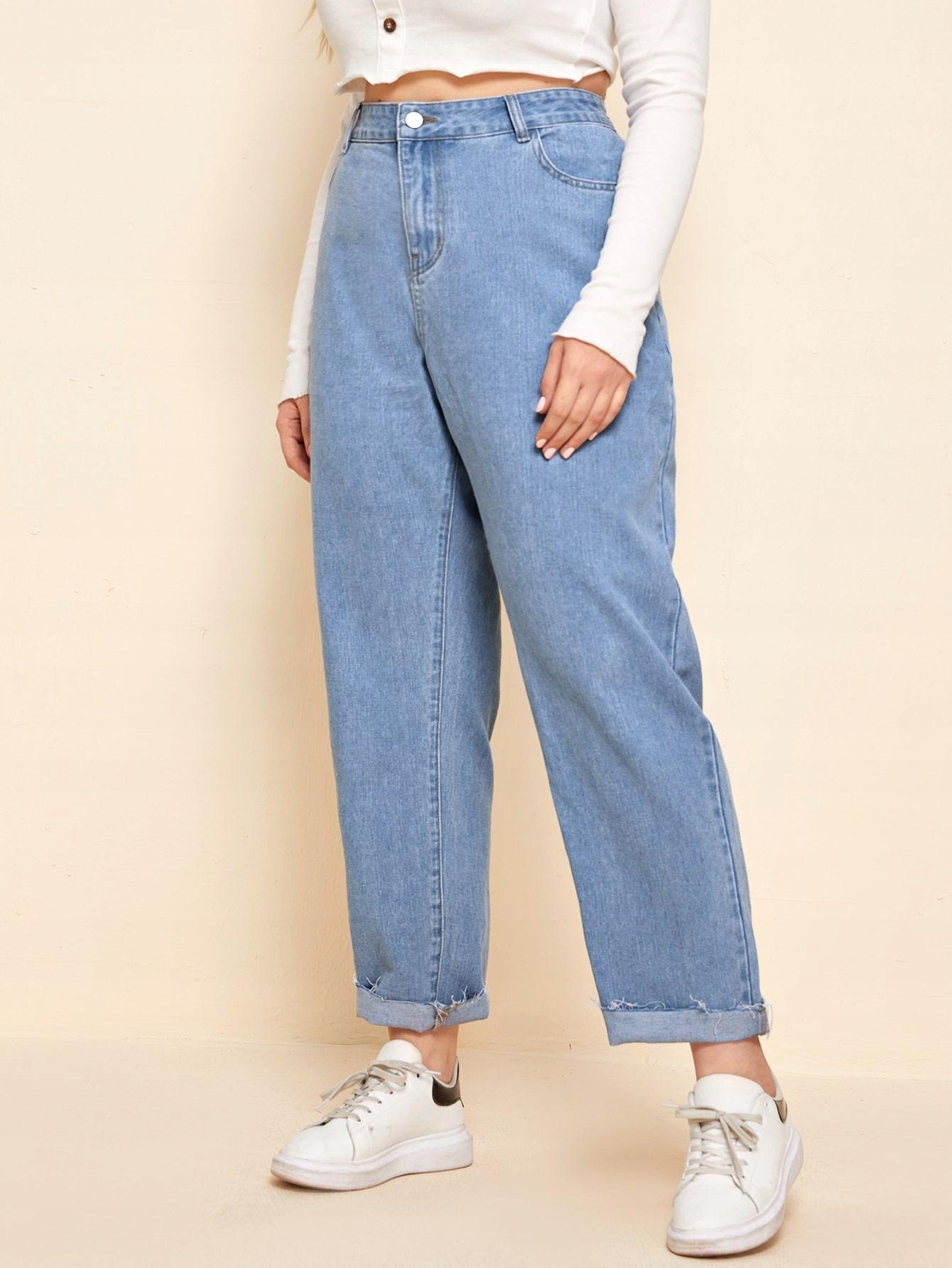 NIEBIESKIE SPODNIE JEANS