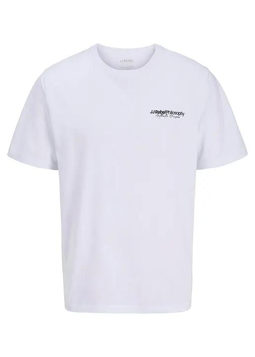 T-SHIRT MĘSKI BAWEŁNIANY Z NAPISEM