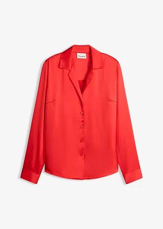 KOSZULA DAMSKA PLUS SIZE DŁUGI RĘKAW BEZ WZORU