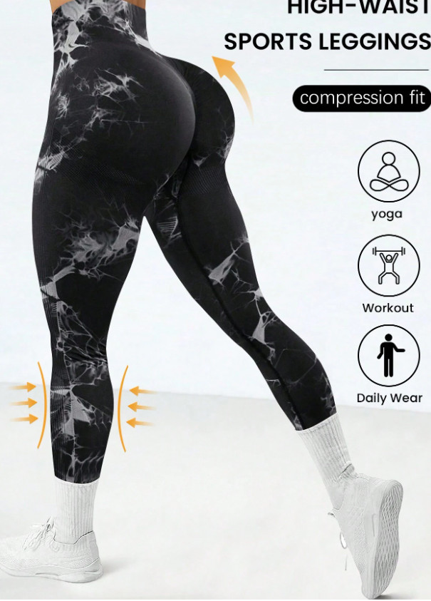 LEGGINSY SPORTOWE MARSZCZENIE 