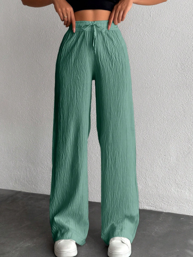 ZIELONE SPODNIE CASUAL