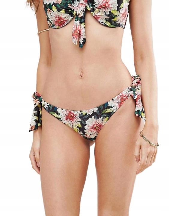 DÓŁ OD BIKINI WIĄZANIE FLORAL PRINT