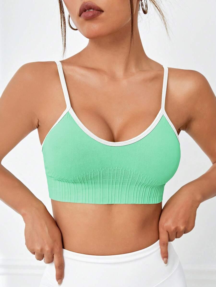 ZIELONY TOP SPORTOWY 