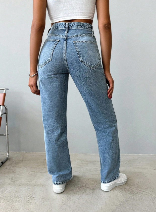 NIEBIESKIE SPODNIE JEANS