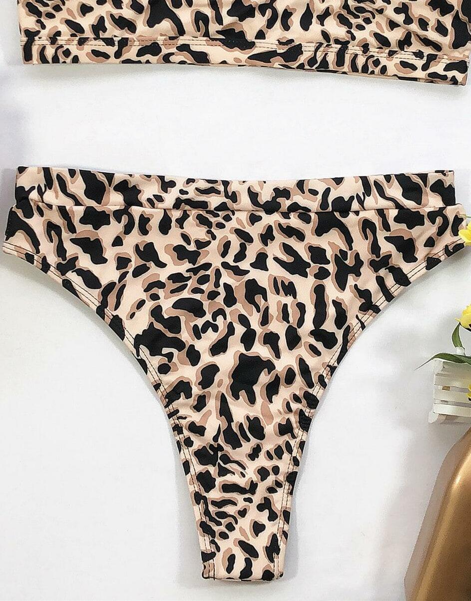 Dół od bikini animal print 