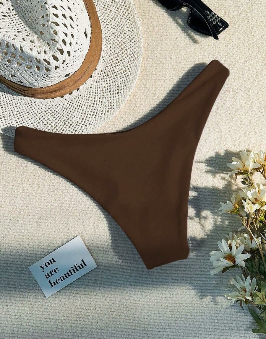 BRĄZOWY DÓŁ OD BIKINI