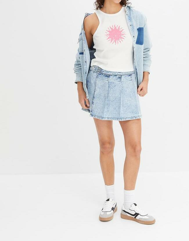 BAWEŁNIANA BOKSERKA TOP Z PRINTEM - REGULAR FIT