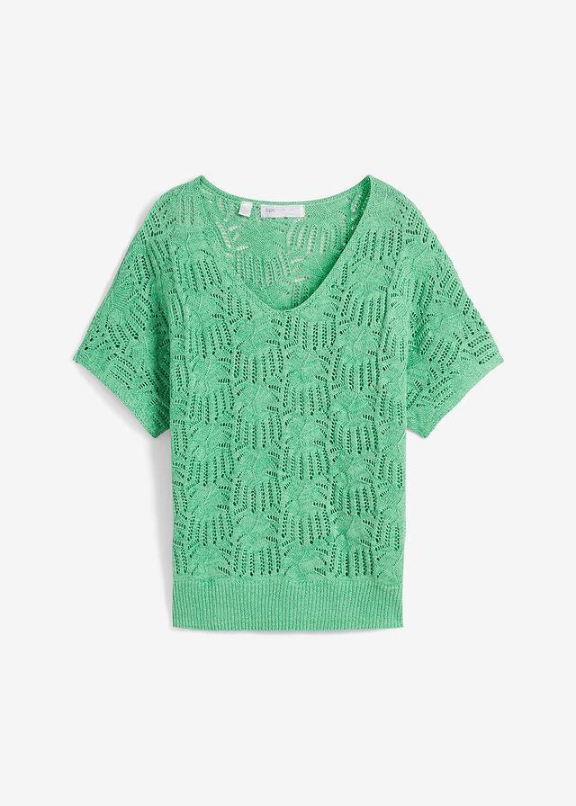 SWETER AŻUROWY DAMSKI