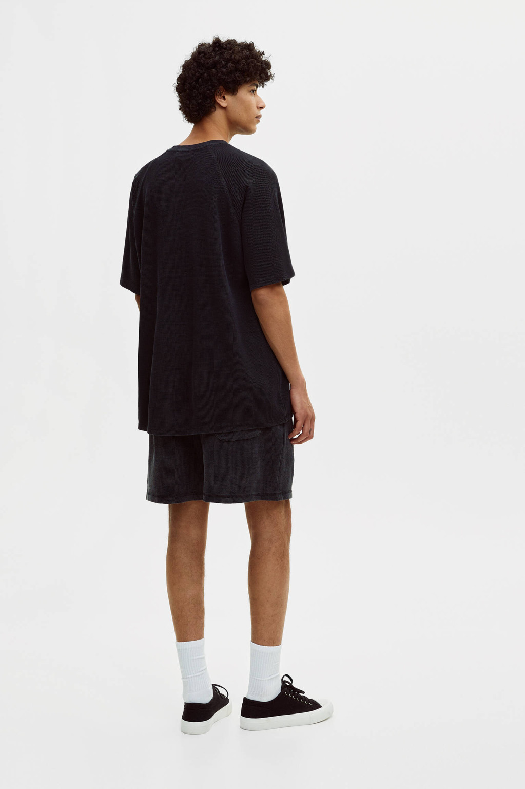 czarny t-shirt tekstura