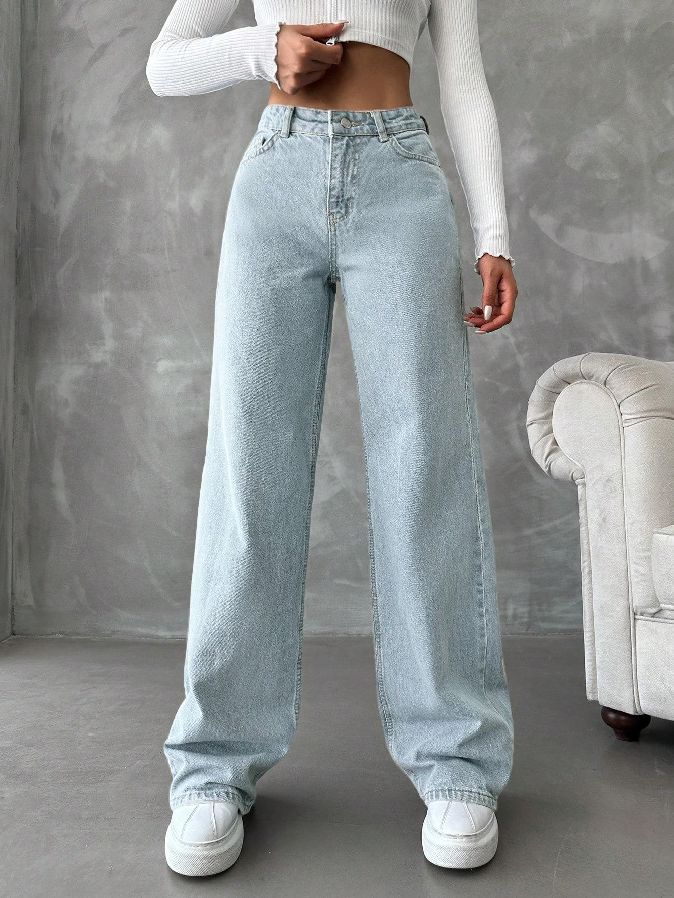 NIEBIESKIE SPODNIE JEANS