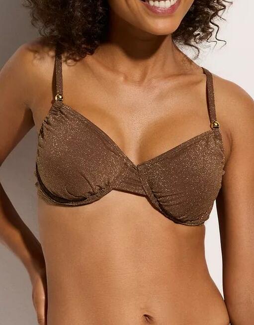 POŁYSKUJĄCY BIUSTONOSZ BIKINI 