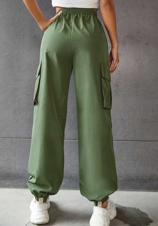 ZIELONE SPODNIE CASUAL