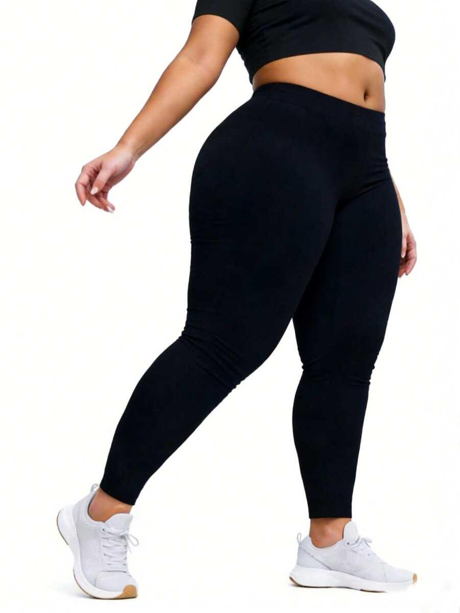 czarne legginsy 2-pack