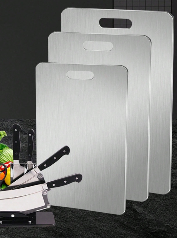 srebrna deska ze stali nierdzewnej 3-pack