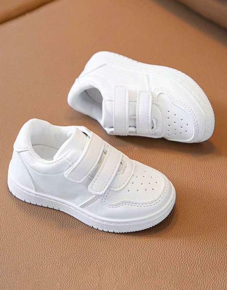 BIAŁE BUTY SPORTOWE RZEPY
