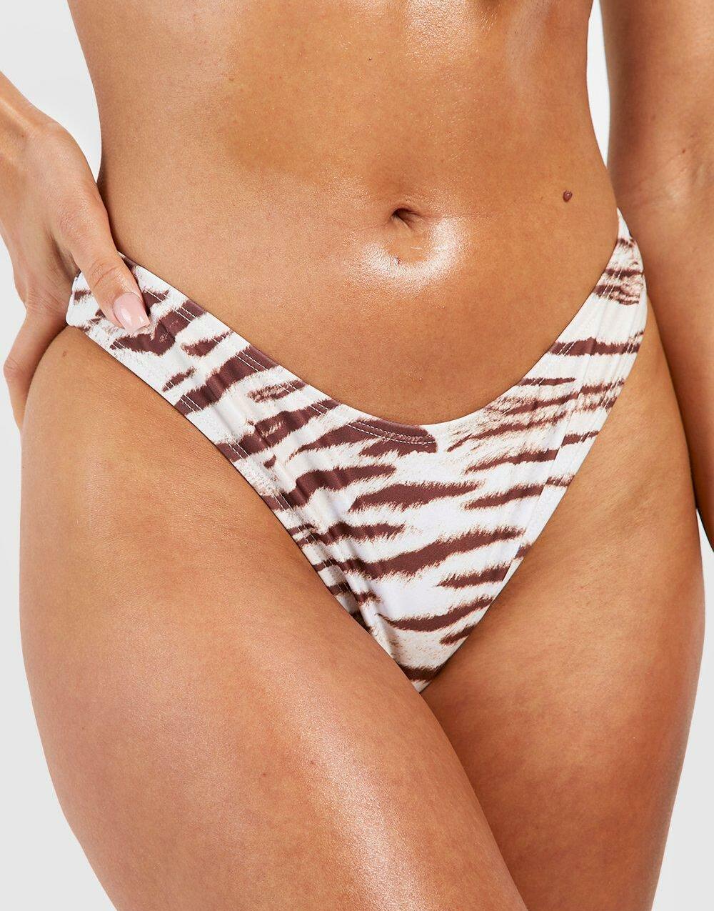 DÓŁ OD BIKINI WZÓR ANIMAL PRINT