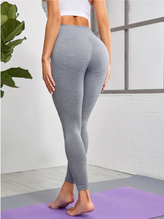 szare legginsy sportowe