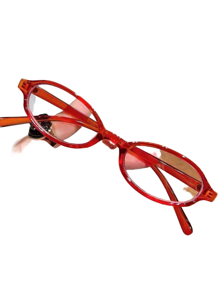 CZERWONE OKULARY ZERÓWKI 