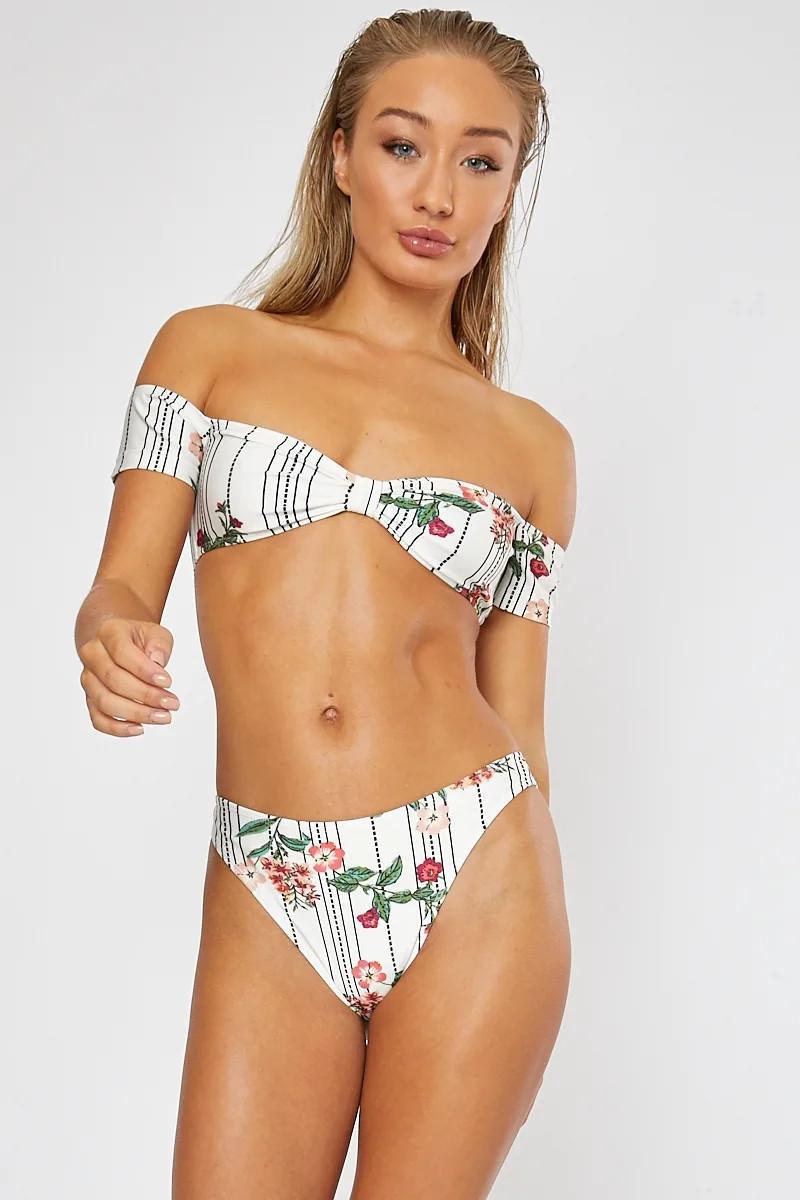 DÓŁ OD BIKINI kwiaty