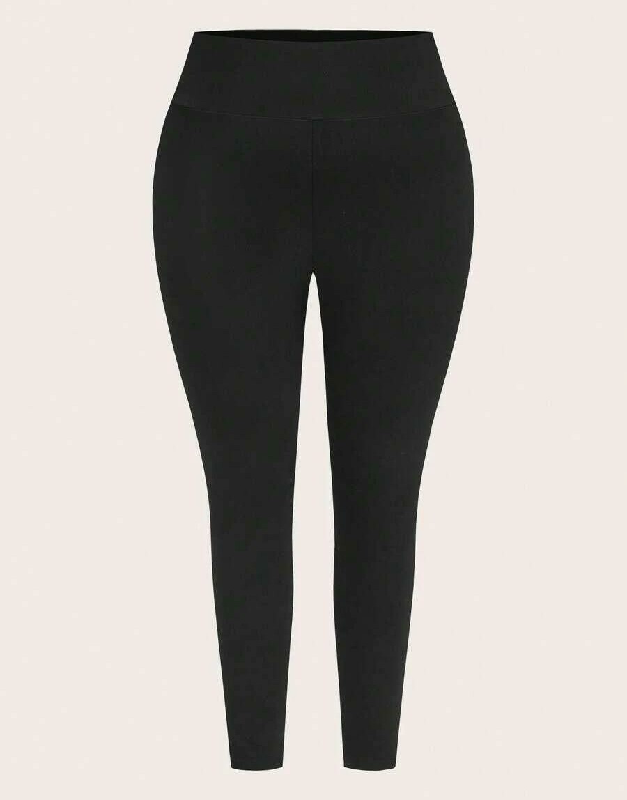 czarne legginsy 2-pack
