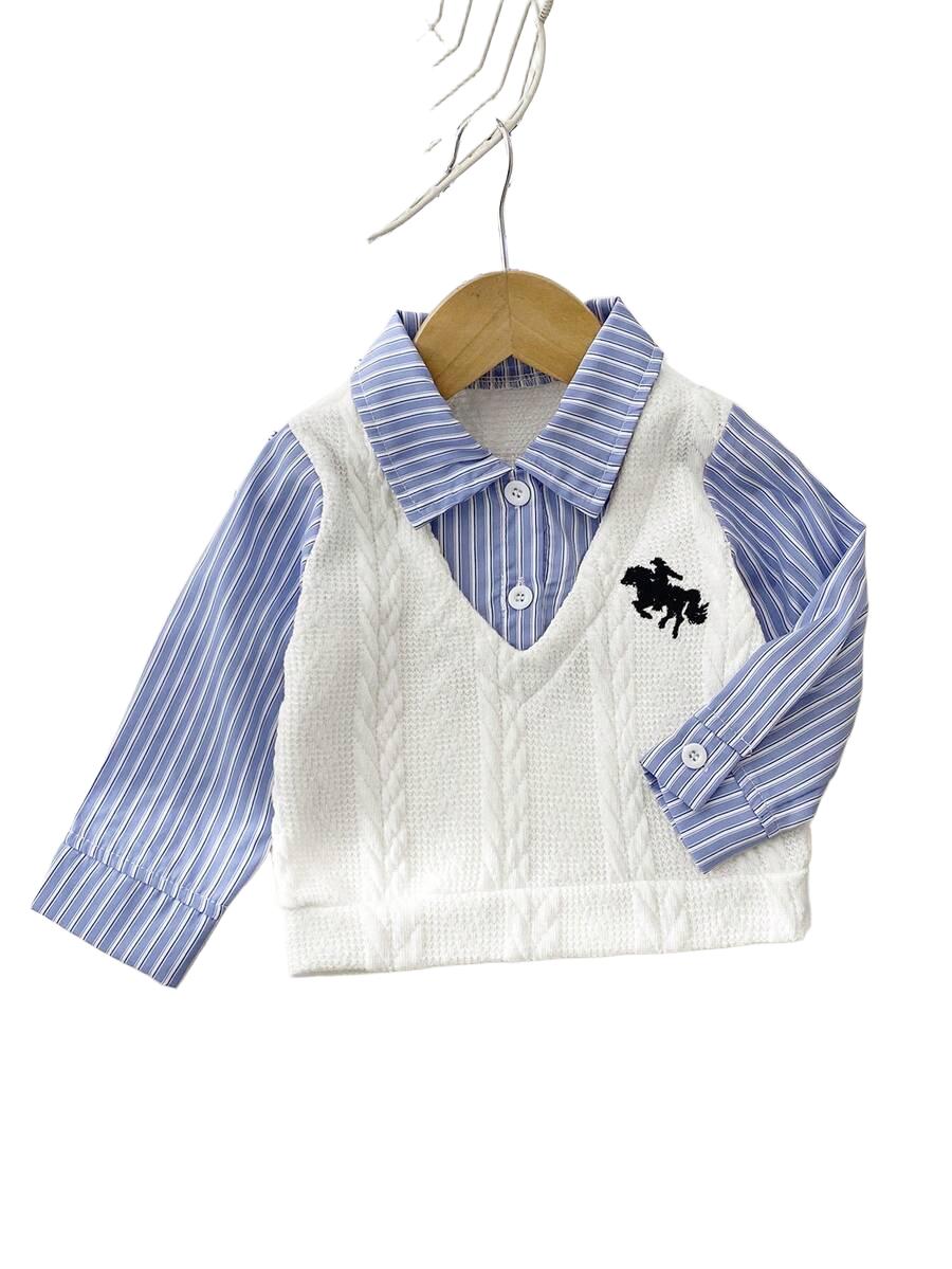sweter koszula łączenie