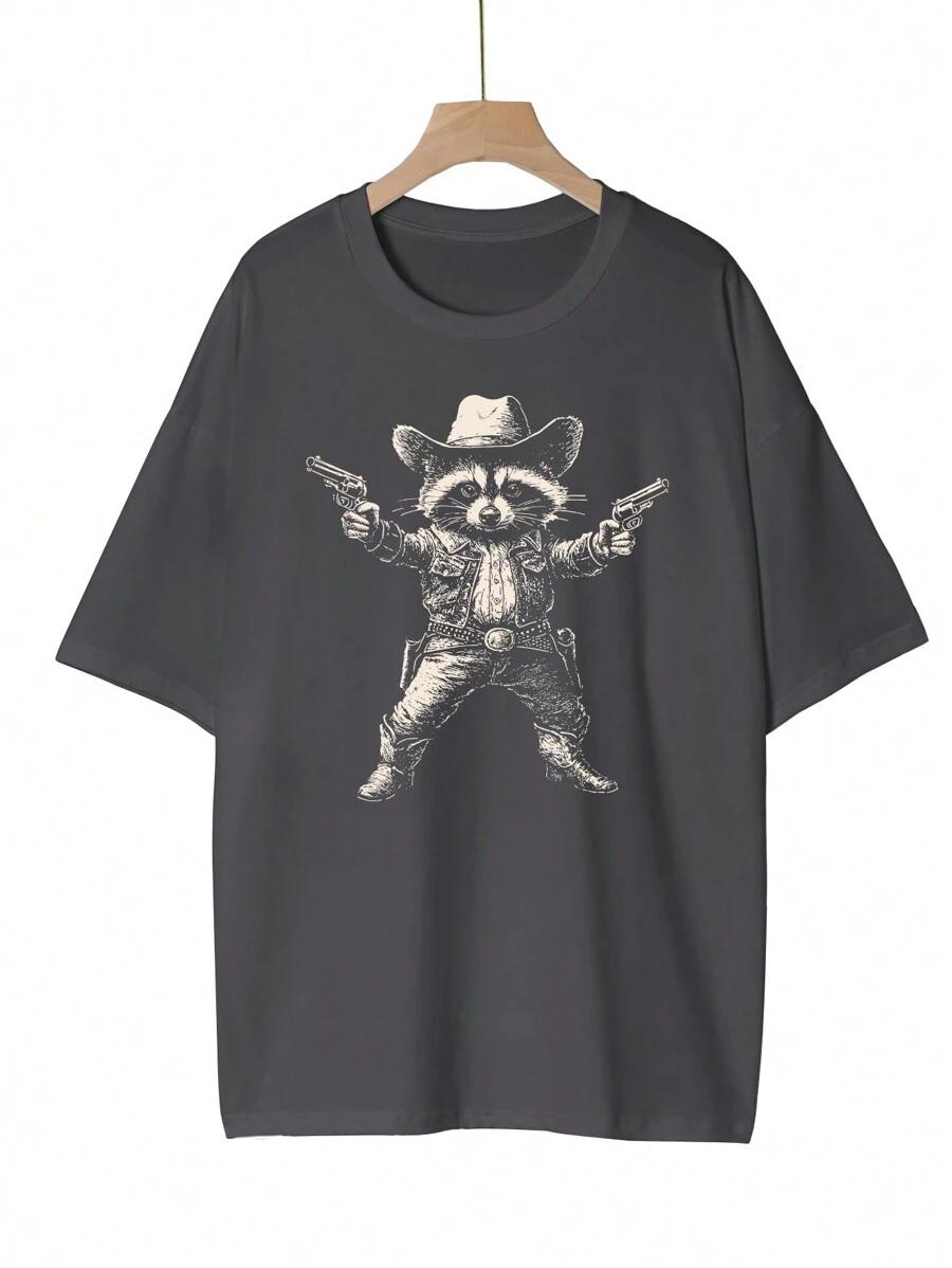 T-SHIRT DAMSKI Z NADRUKIEM