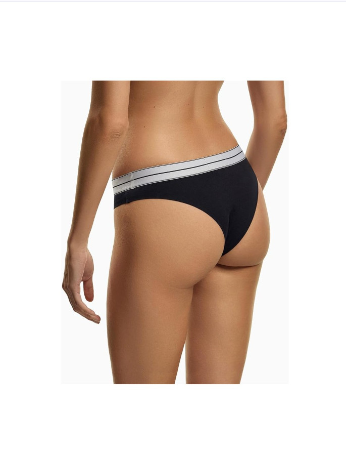 czarne Figi brazylijskie 2-pack
