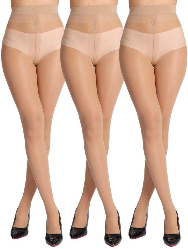 BEŻOWE RAJSTOPY 3-PACK 