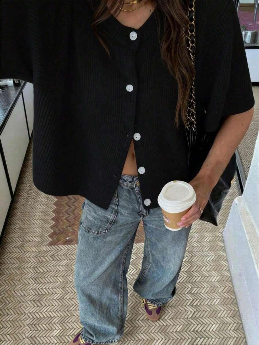 sweter krótki rękaw