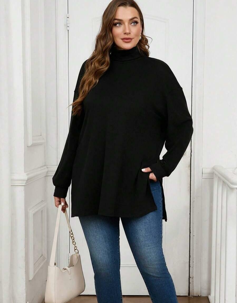 CZARNY SWETER GOLF