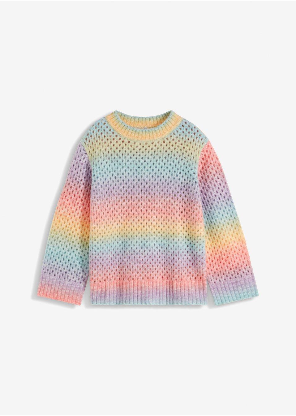 DZIANINOWY SWETER EFEKT OMBRE