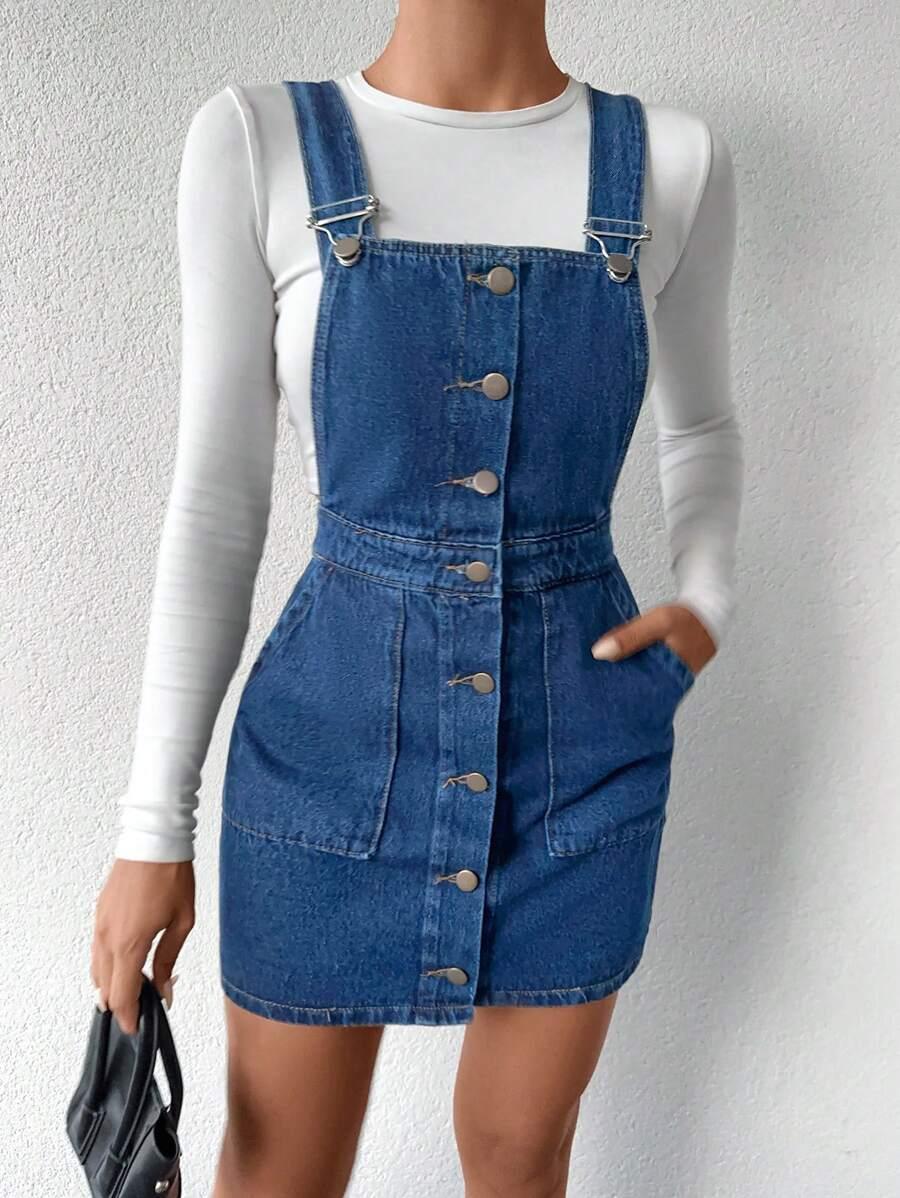 JEANSOWA MINI SUKIENKA