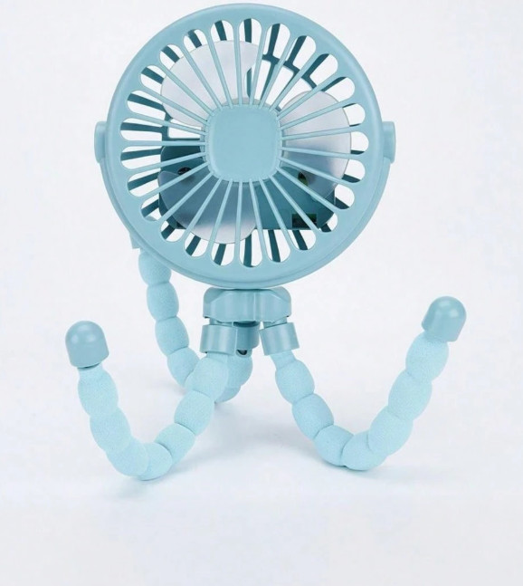 niebieski MINI wentylator