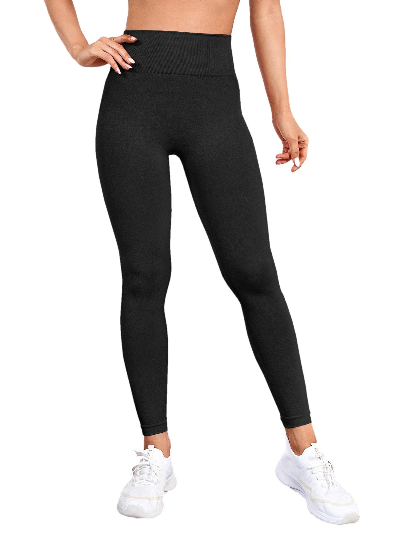 CZARNE LEGGINSY WYSOKI STAN 