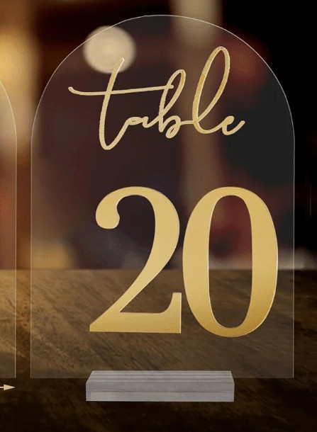 NUMERY NA STÓŁ WESELNY 11-20 