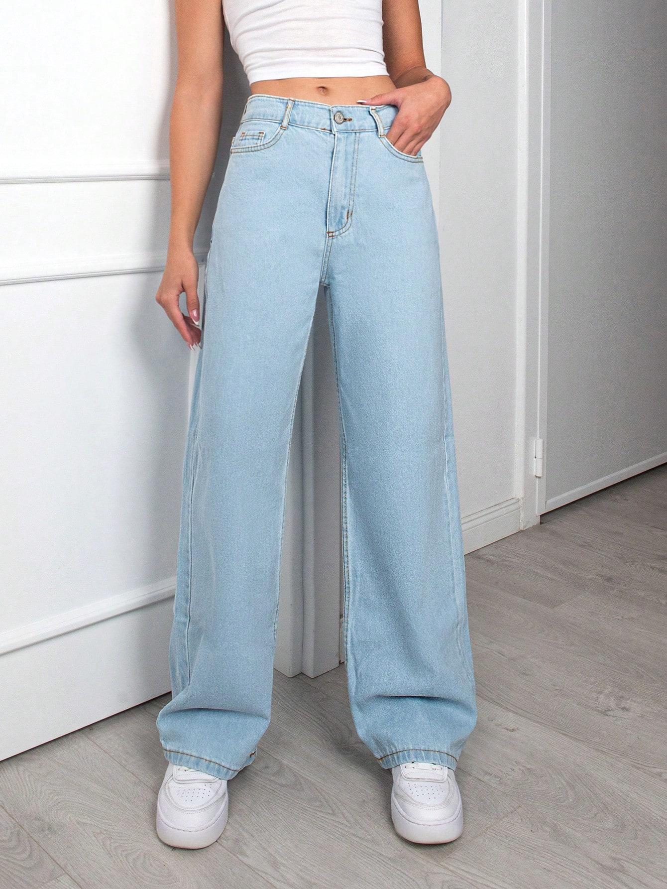 spodnie jeans prosta nogawka