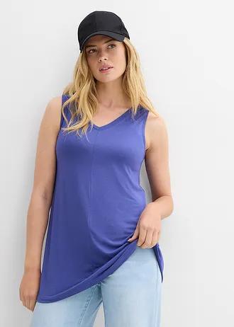 fioletowy top v-neck 