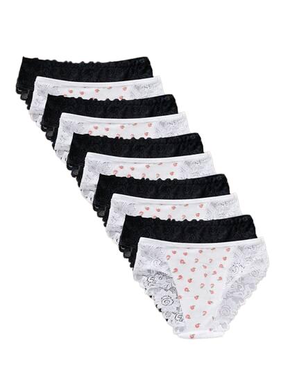 majtki koronka 10-pack