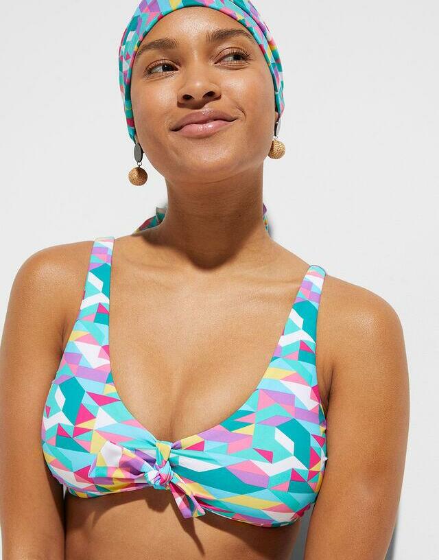 góra od bikini spódnica plażowa komplet