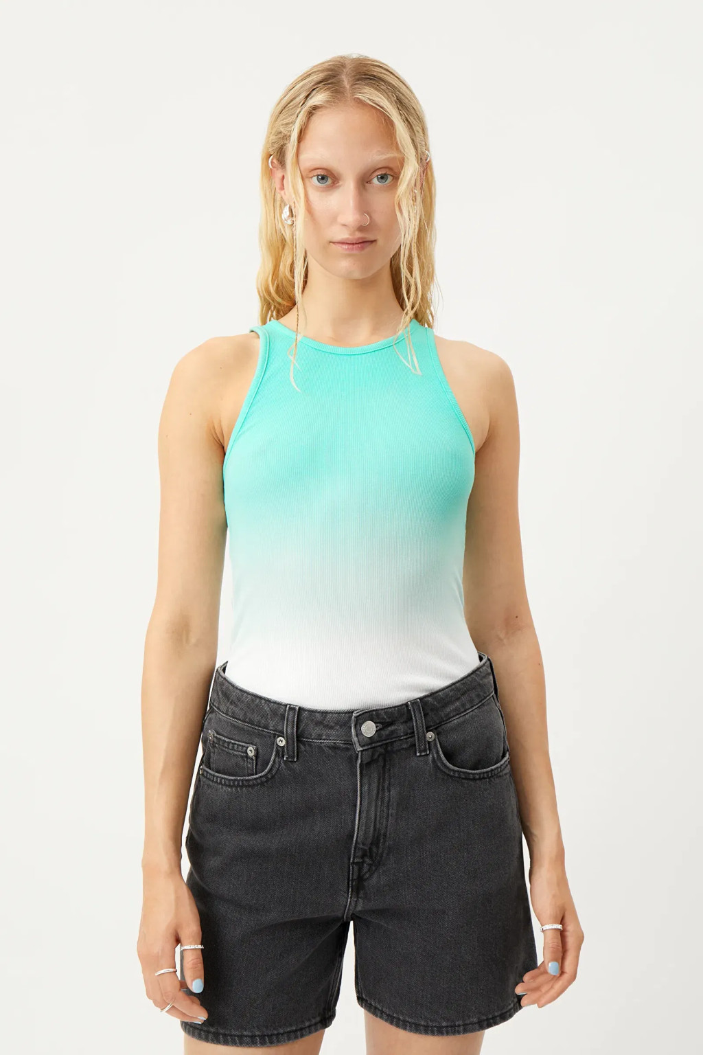 TOP W PRĄŻKI OMBRE