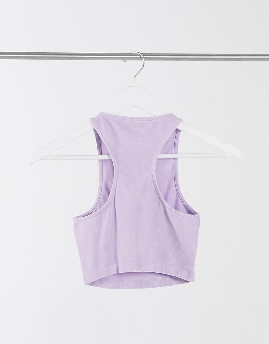 fioletowy top casual