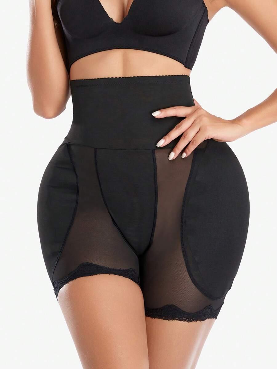 czarne MODELUJĄCE SZORY PUSH-UP