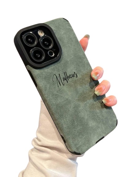 ZIELONE ETUI NAPIS NISAJ IPHONE 16 PRO MAX
