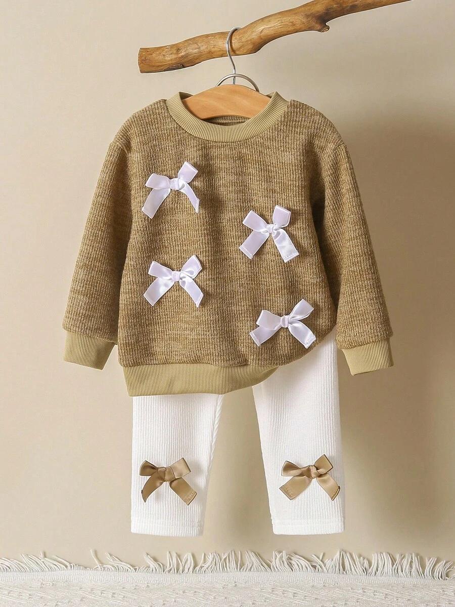komplet sweter spodnie