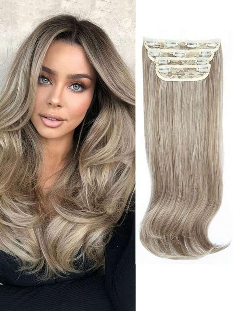 BLOND SYNTETYCZNE WŁOSY PASMA