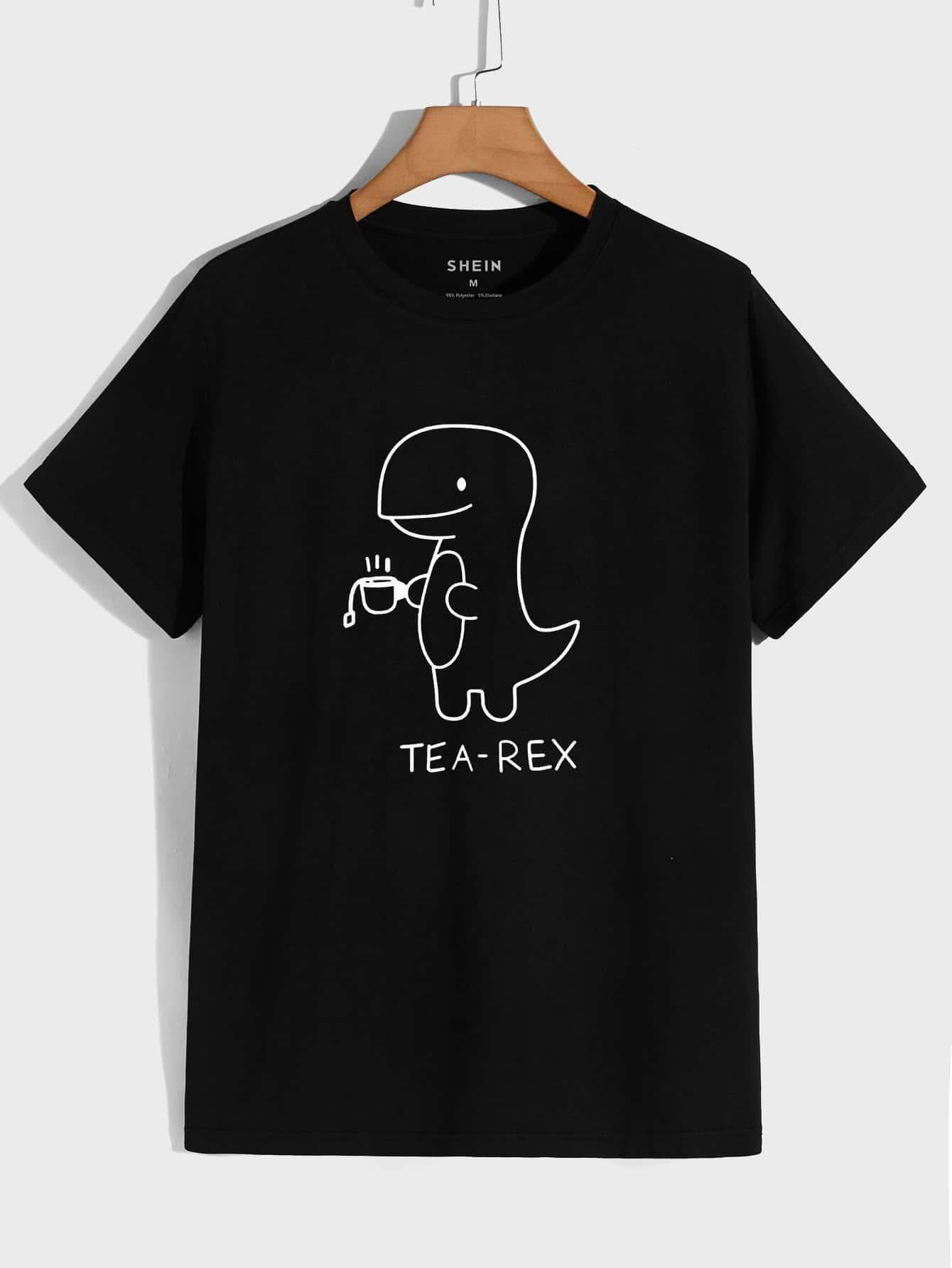 T-SHIRT MĘSKI Z NADRUKIEM